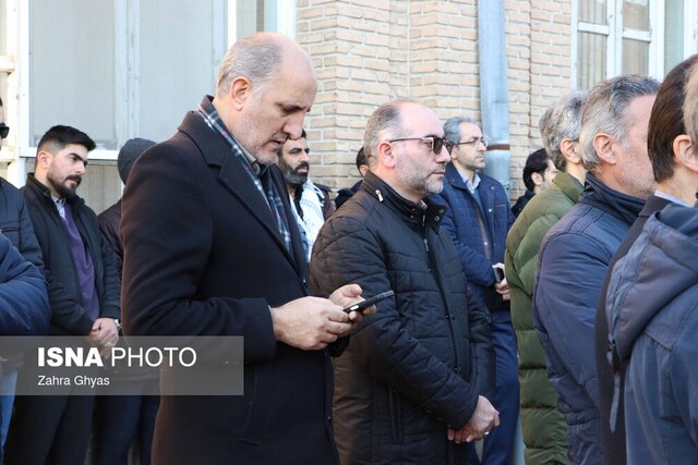 شهید گمنام در دانشگاه هنر اسلامی تبریز آرام گرفت