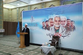 آیین چهارمین سالگرد شهادت شهید سپهبد حاج قاسم سلیمانی در دانشگاه تبریز