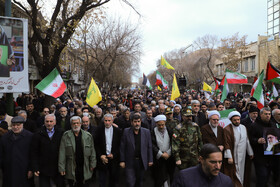 راهپیمایی مردم تبریز در محکومیت جنایت تروریستی کرمان