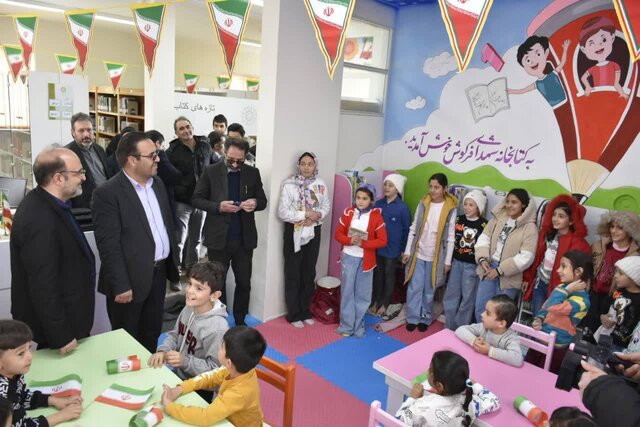 بازطراحی و بازسازی کتابخانه شهدای فرکوش شهرستان سراب به بهرهبرداری رسید