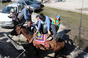 مسافران نوروزی در روستای تاریخی کندوان - آذربایجان شرقی