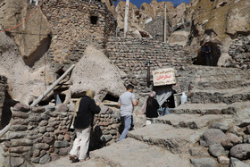 مسافران نوروزی در روستای تاریخی کندوان - آذربایجان شرقی