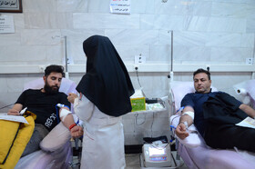 اهدای خون در شب ۲۱ ماه رمضان در تبریز‎‎