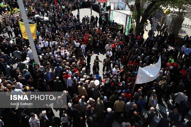 مردم آذربایجانشرقی در کنار مردم فلسطین