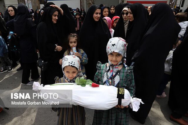 مؤمنان روزه دار اهر در راهپیمایی روز قدس حماسه خلق کردند