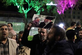 اجتماع مردم تبریز در حمایت از حمله سپاه به رژیم صهیونیستی