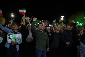 تجمع مردم تبریز در حمایت از عملیات وعده صادق