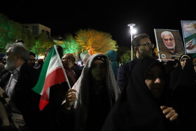 تجمع مردم تبریز در حمایت از عملیات وعده صادق