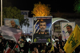 تجمع مردم تبریز در حمایت از عملیات وعده صادق