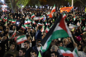 تجمع مردم تبریز در حمایت از عملیات وعده صادق