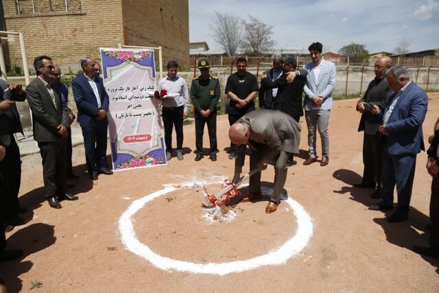 آغاز عملیات احداث فاز اول پیست تارتان در اهر آغاز عملیات احداث فاز اول پیست تارتان در اهر