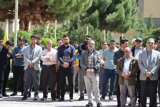 تجمع دانشگاهیان دانشگاه صنعتی سهند در حمایت از دانشجویان حامی فلسطین در جهان