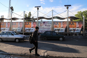 تبلیغات دور دوم انتخابات مجلس در تبریز