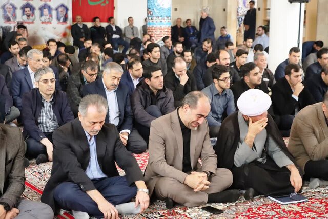 برگزاری مراسم سوگواری شهدای خدمت در دانشگاه صنعتی سهند برگزاری مراسم سوگواری شهدای خدمت در دانشگاه صنعتی سهند