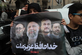 مراسم تشییع پیکر شهدای خدمت در تبریز