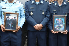 مراسم تشییع پیکر شهدای خدمت در تبریز