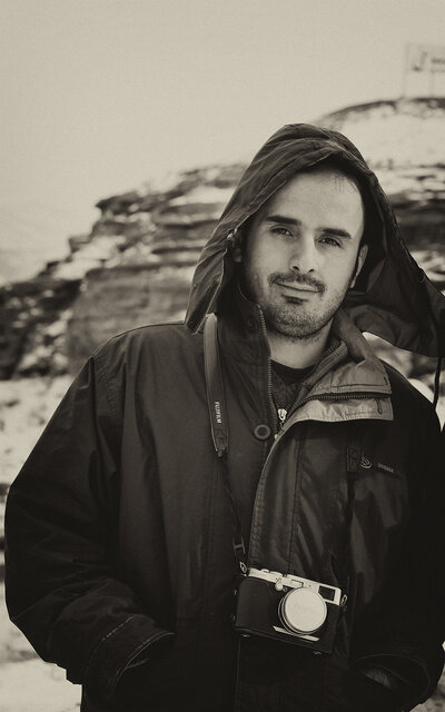 دست به دوربین و پای برهنه در جستوجوی بالگرد رئیسجمهور