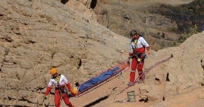 نجات کوهنورد از ارتفاعات خاییز تنگستان