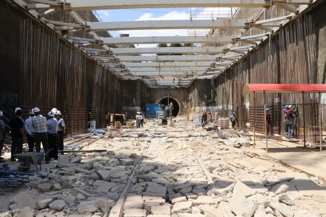 پیشرفت فیزیکی مطلوب فاز اول خط ۲ متروی تبریز پیشرفت فیزیکی مطلوب فاز اول خط ۲ متروی تبریز