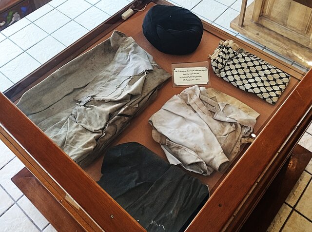 نمایش البسه صحنه شهادت آیتالله آلهاشم در موزه مشروطه تبریز نمایش البسه صحنه شهادت آیتالله آلهاشم در موزه مشروطه تبریز