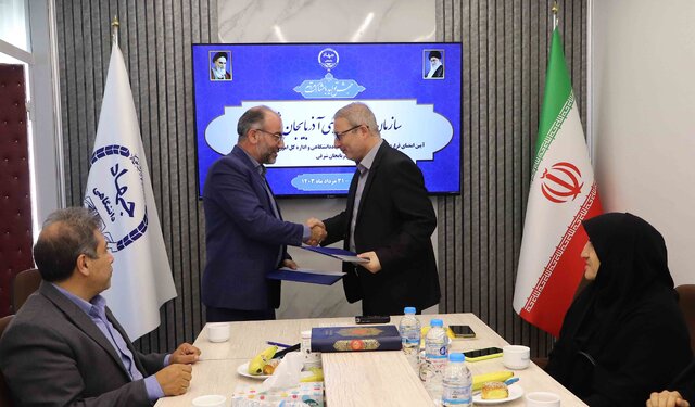 امضای قرارداد همکاری میان سازمان جهاددانشگاهی و اداره کل امور روستایی استانداری آذربایجانشرقی