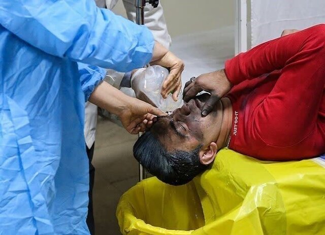 مصدوم شدن دو نفر در میانه بر اثر ترقهبازی مصدوم شدن دو نفر در میانه بر اثر ترقهبازی