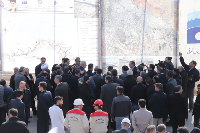 بهرهبرداری از فاز دوم مخزن ۱۰۰ هزار مترمکعبی کلانشهر تبریز بهرهبرداری از فاز دوم مخزن ۱۰۰ هزار مترمکعبی کلانشهر تبریز