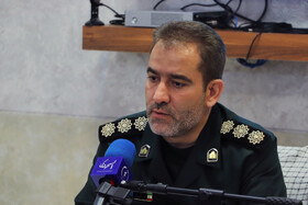 نشست خبری جواد ملک‌لو، مسئول بسیج سازندگی شهرستان هریس استان آذربایجان شرقی