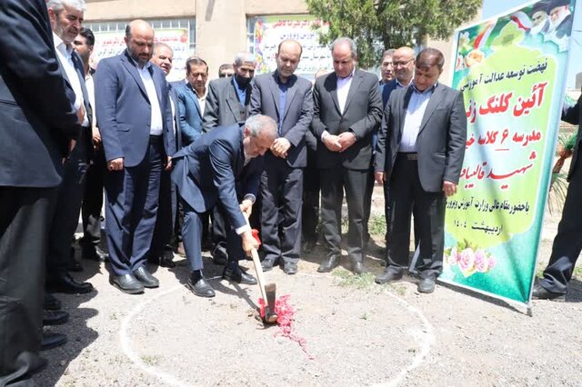 افتتاح پروژههای مدرسهسازی با حضور وزیر آموزش و پرورش در شهرستان سراب