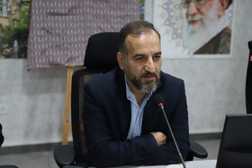 سخنرانی جواد بیرام زاده رئیس بسیج رسانه استان در آیین اختتامیه جشنواره راسانه ای هفت و تبریز نگار