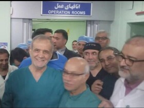 دکتر پزشکیان در تبریز دست به تیغ شد