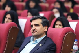  دکتر حسین احمدی، رئیس دانشگاه فرهنگیان استان آذربایجان‌شرقی در نخستین اجلاسیه ۴۳ شهید دانشجومعلم آذربایجان شرقی