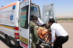 ۲۵ مصدوم در واژگونی مینی‌بوس در گردنه آخجه‌قشلاق