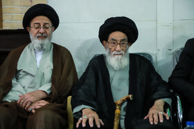 آیت الله سید محمد تقی آل هاشم پدر امام جمعه شهید در مراسم بزرگداشت سی و ششمین سالروز ارتحال امام(ره) در تبریز
