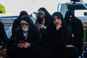 مراسم دعای عرفه در گلزار شهدای تبریز