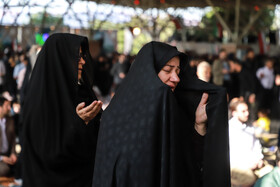 مراسم دعای عرفه در گلزار شهدای تبریز