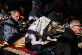 مراسم دعای عرفه در گلزار شهدای تبریز
