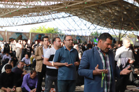 مراسم دعای عرفه در گلزار شهدای تبریز