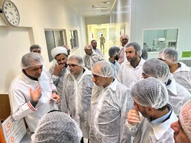 بازدید اعضای کمیسیون اقتصادی مجلس از واحد تولیدی دارو در تبریز