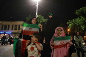 حمایت مردم تبریز از عملیات غرورآفرین وعده صادق ۳ همزمان با فرودموشک‌های ایرانی در خاک سرزمین‌های اشغالی