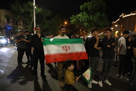 حمایت مردم تبریز از عملیات غرورآفرین وعده صادق ۳ همزمان با فرودموشک‌های ایرانی در خاک سرزمین‌های اشغالی