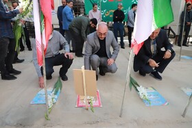 میثاق جهادگران دانشگاهی آذربایجان‌شرقی با شهدای تجاوز جنایتکارانه رژیم صهیونیستی 