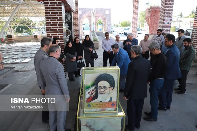 میثاق جهادگران دانشگاهی آذربایجانشرقی با شهدای تجاوز جنایتکارانه رژیم صهیونیستی