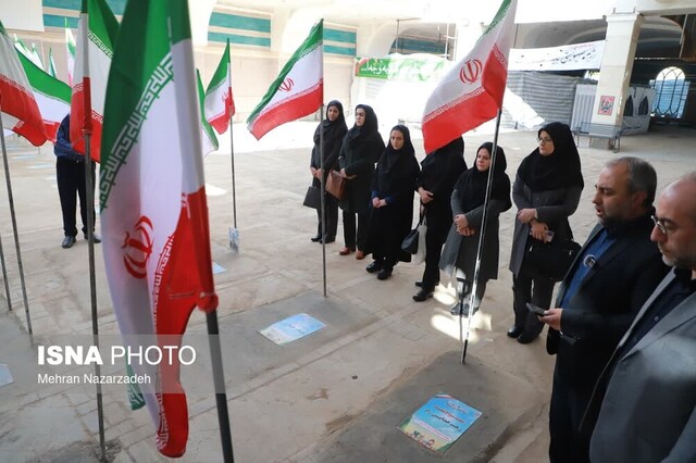 میثاق جهادگران دانشگاهی آذربایجانشرقی با شهدای تجاوز جنایتکارانه رژیم صهیونیستی