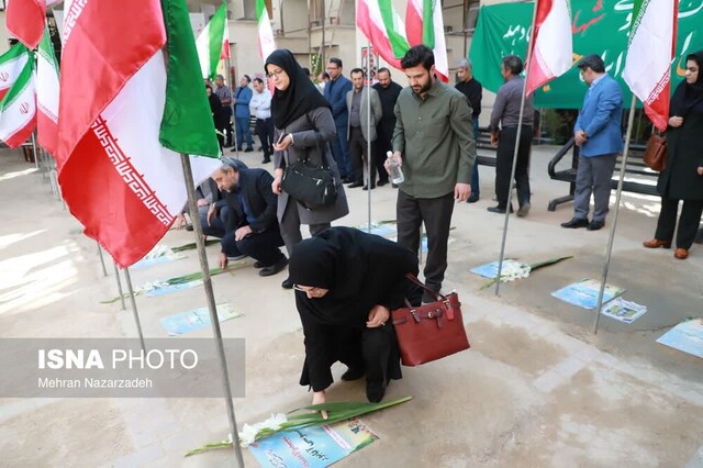 میثاق جهادگران دانشگاهی آذربایجانشرقی با شهدای تجاوز جنایتکارانه رژیم صهیونیستی