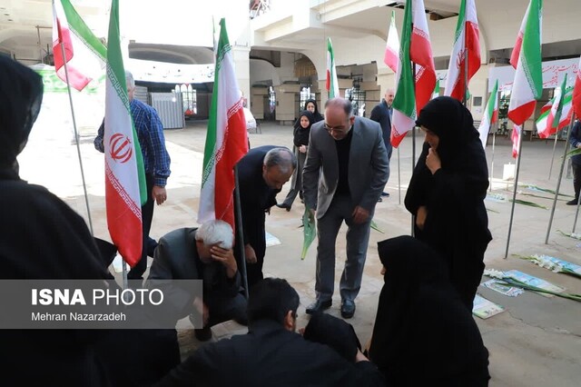 میثاق جهادگران دانشگاهی آذربایجانشرقی با شهدای تجاوز جنایتکارانه رژیم صهیونیستی