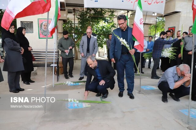 میثاق جهادگران دانشگاهی آذربایجانشرقی با شهدای تجاوز جنایتکارانه رژیم صهیونیستی