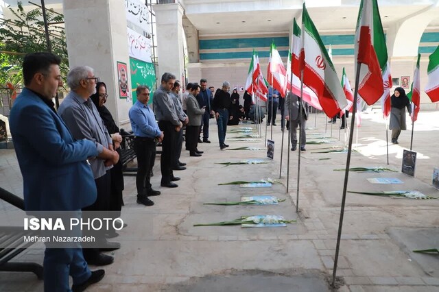 میثاق جهادگران دانشگاهی آذربایجانشرقی با شهدای تجاوز جنایتکارانه رژیم صهیونیستی