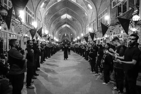 بزرگترین بازار مسقف جهان در عزای حسین(ع)