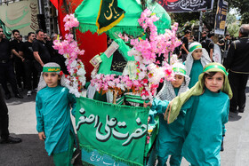 عزاداری تاسوعای حسینی در شهرستان اسکو